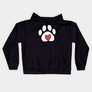 Pet Love White Kids Hoodie